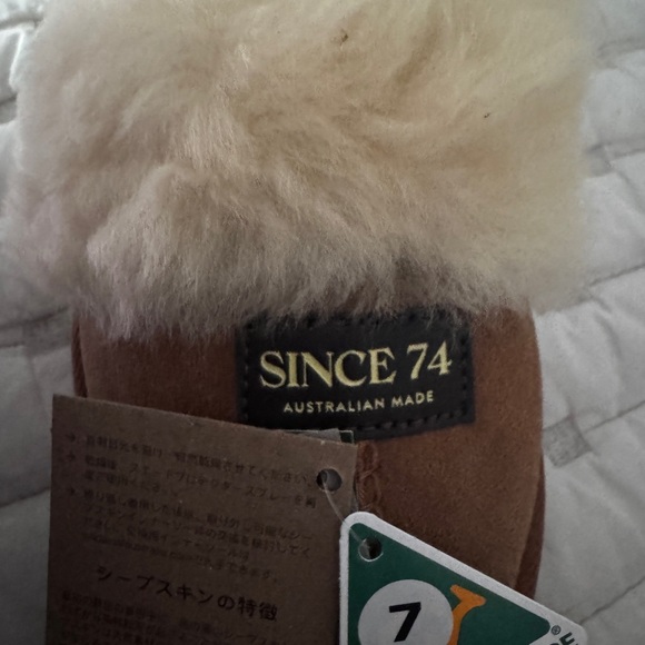 Since 74  Sheepskin Slippers - Chestnut - Picture 7 of 10